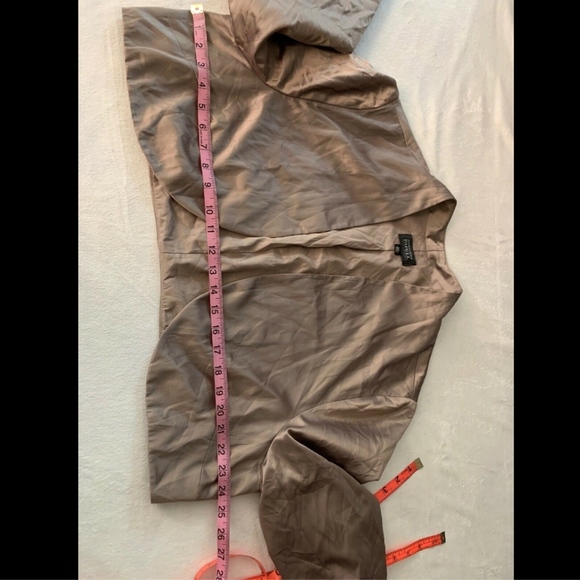 NEW‎ Adrianna Papell Open Front Bolero Jacket in lead [PLUS SZ 22W ] - Picture 6 of 8